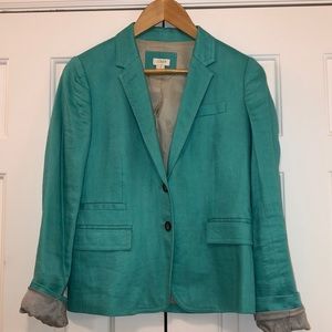 J Crew Linen Blazer